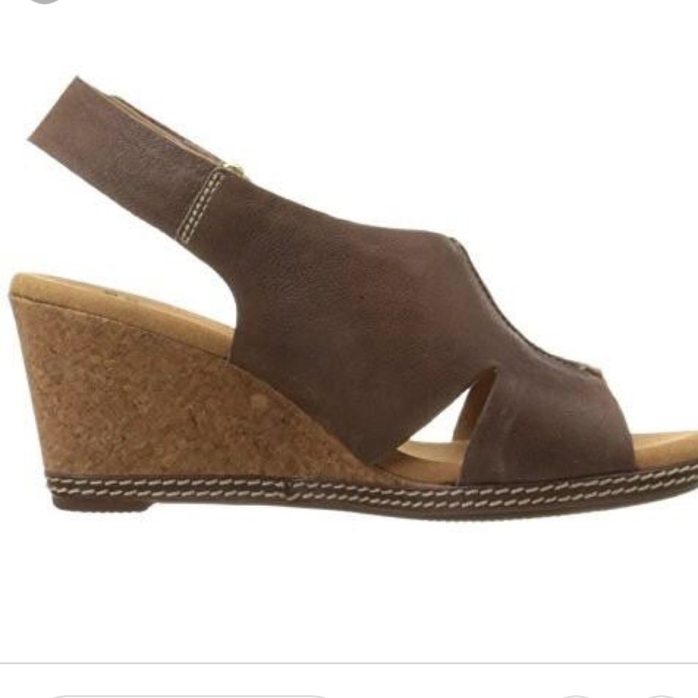 Clark’s wedge shoes